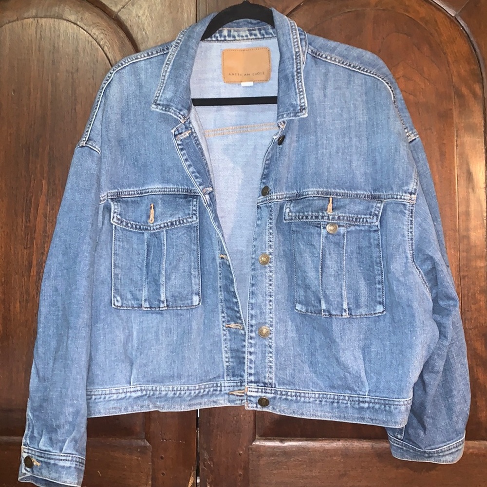 American Eagle jean jacket XL